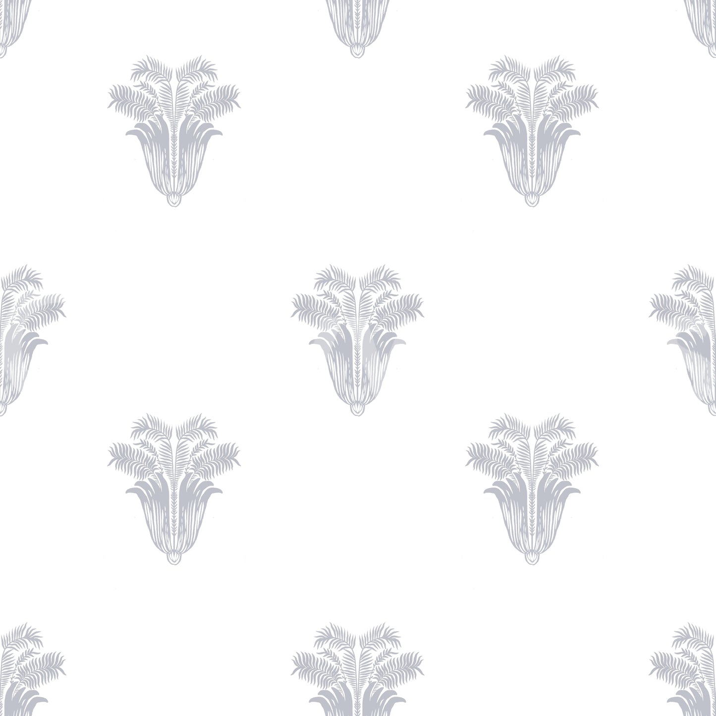 Neoclassical Palm Motif Wallpaper Wallpaper