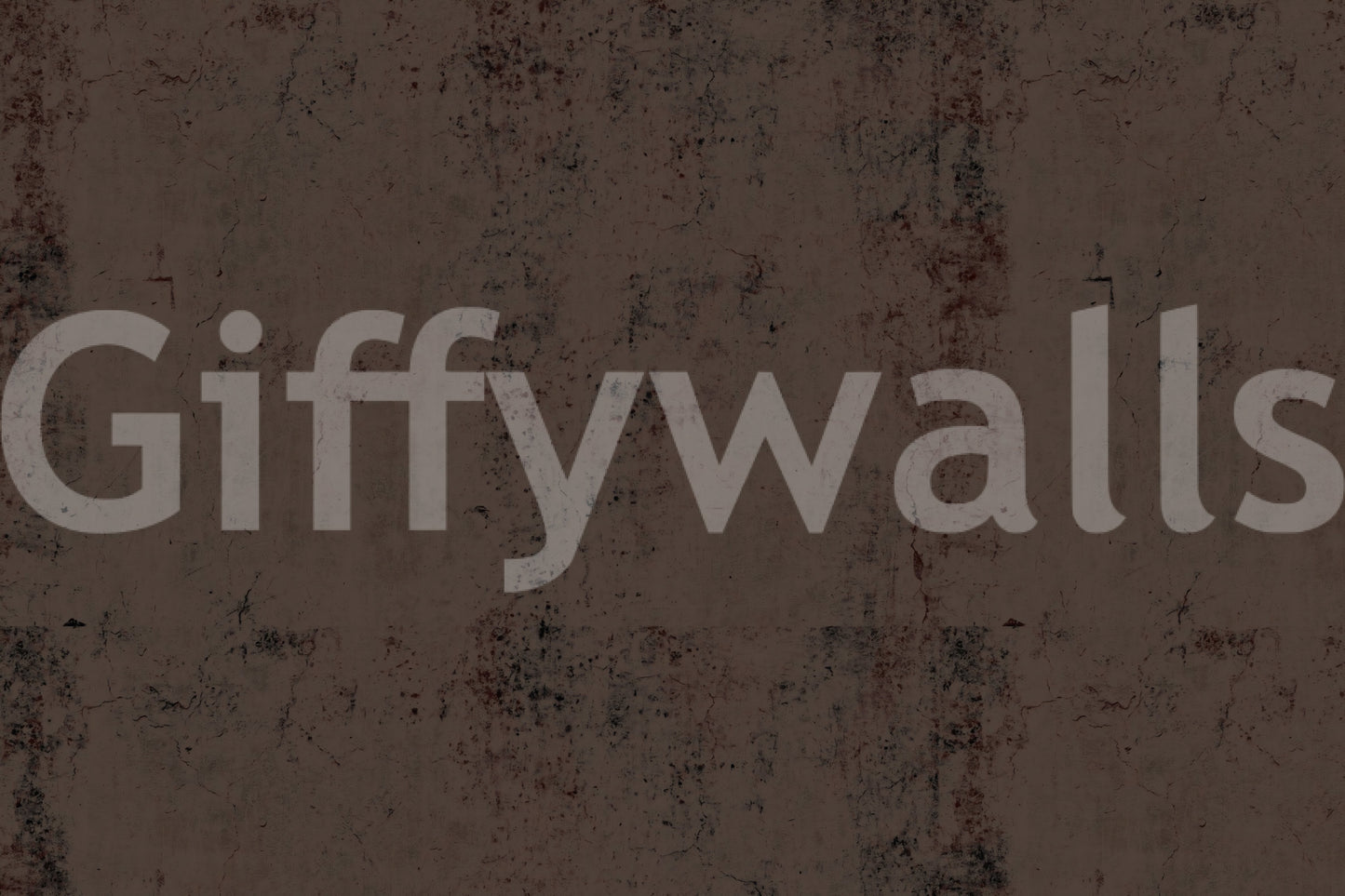Moody Antique Dark Brown Plaster Wall Mural
