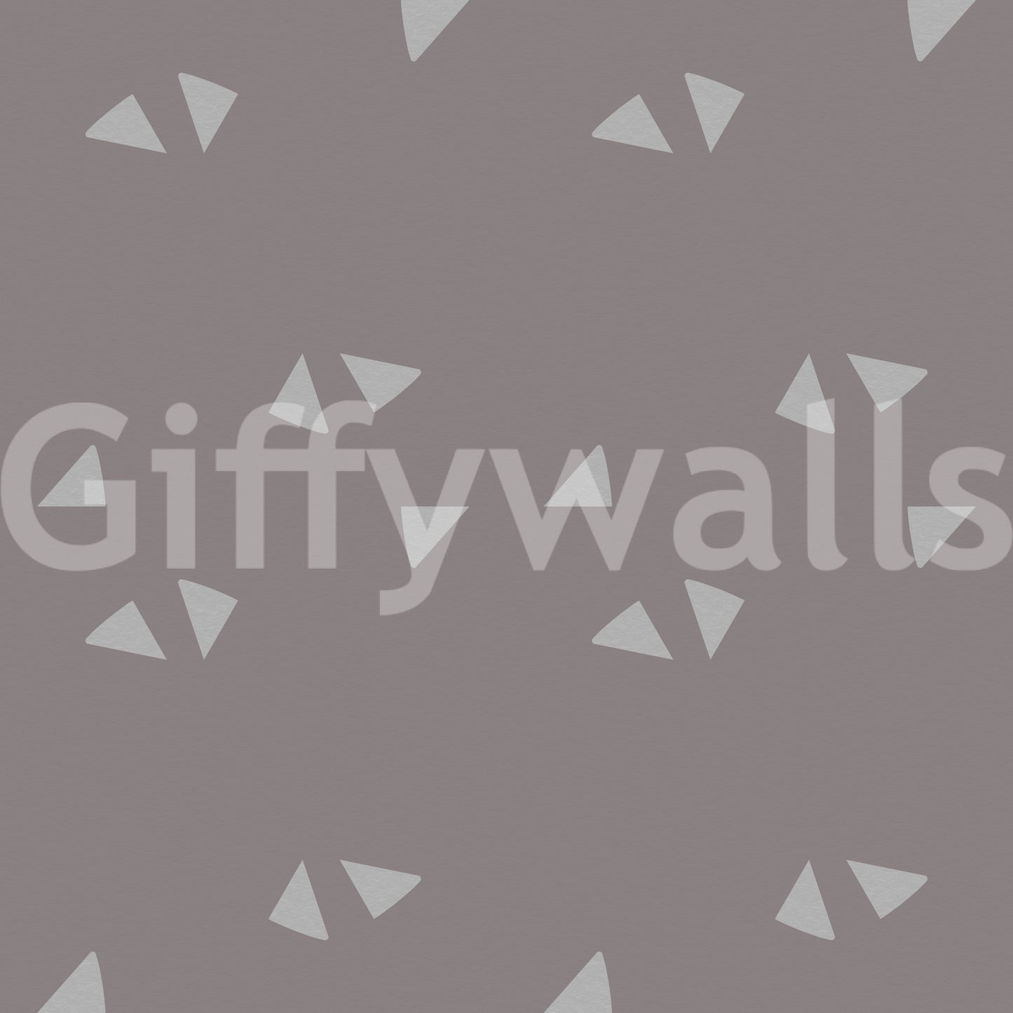 Scandi Minimalist Triangles in Soft Mauve Wallpaper