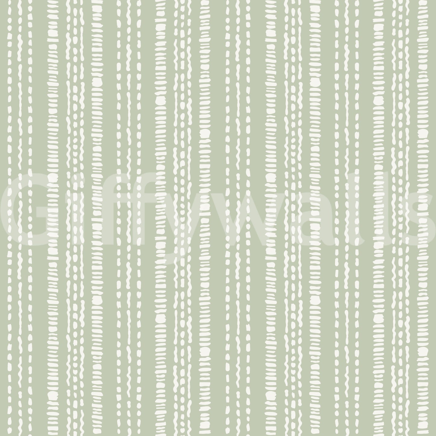Organic Dashed Texture Sage Wallpaper