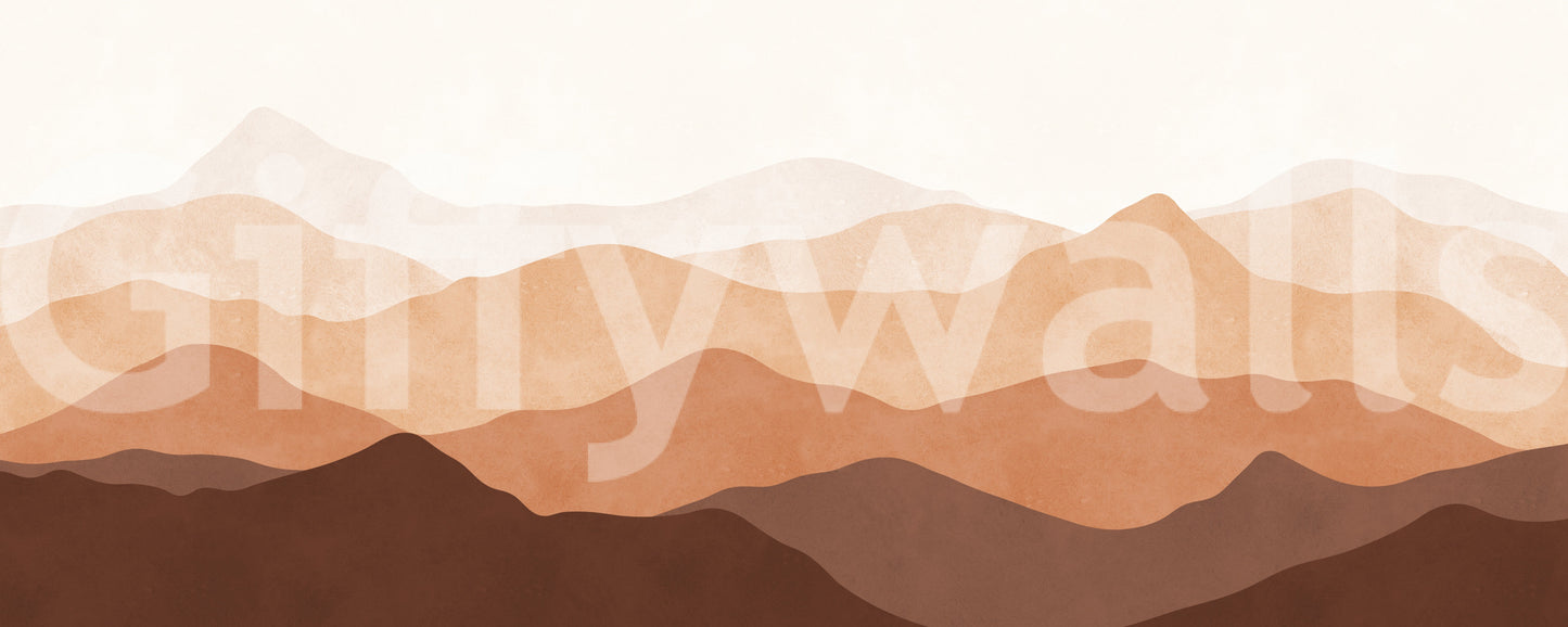 Abstract Desert Dunes Wall Mural