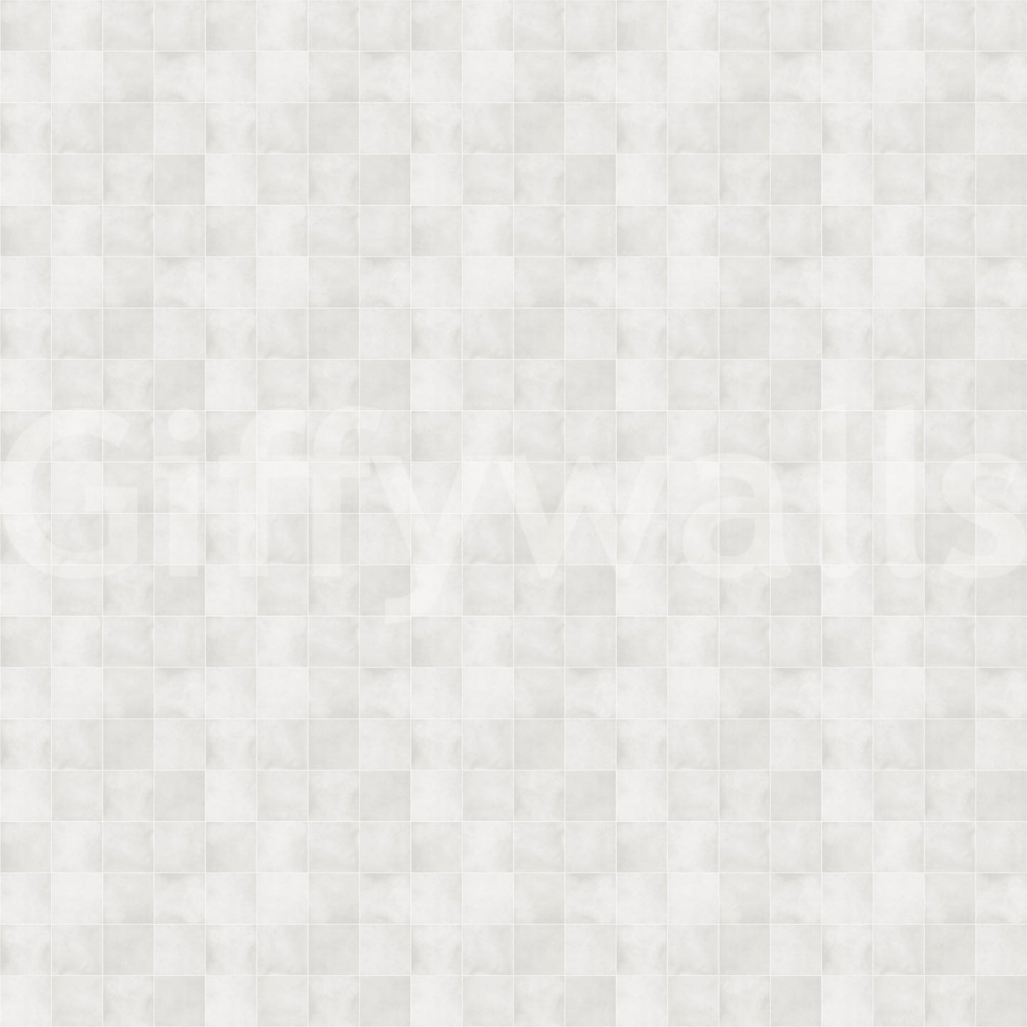 Zellige Style Square Tiles - Ghost Wallpaper