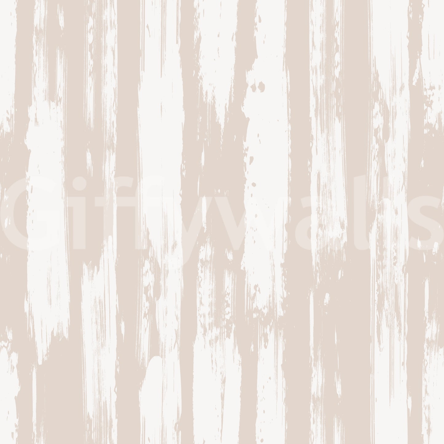Creamy Brushstroke Stripes Wallpaper