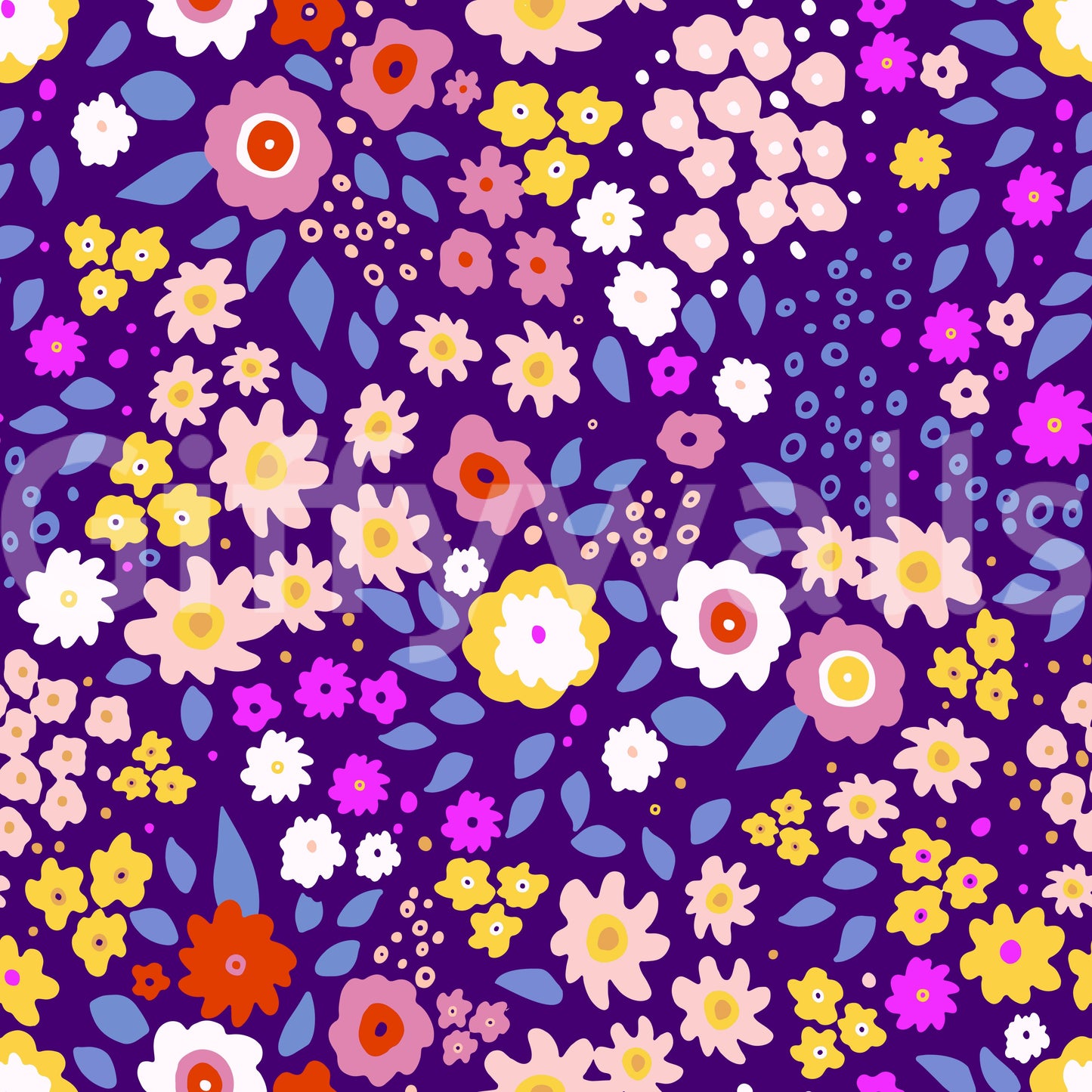 Boho Whimsical Petals Wallpaper
