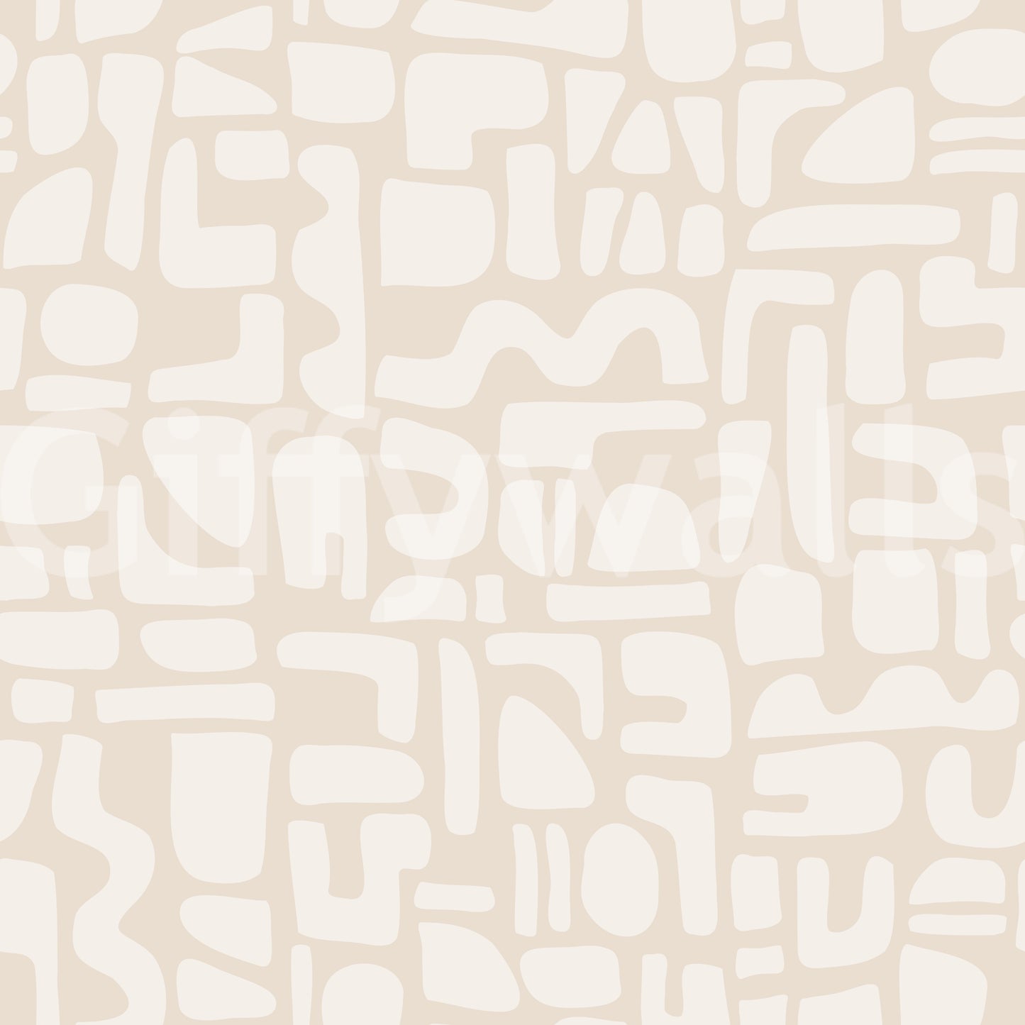 Minimalist Soft Geometric Shapes Wallpaper