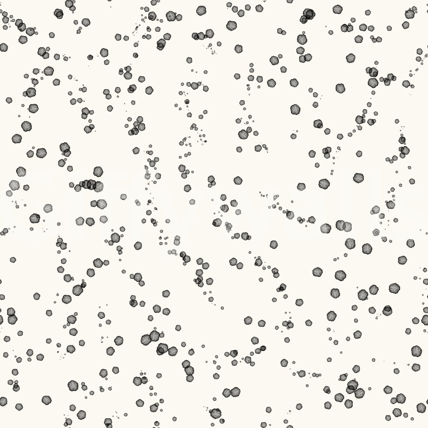 Contemporary Ink Drip Motif Wallpaper