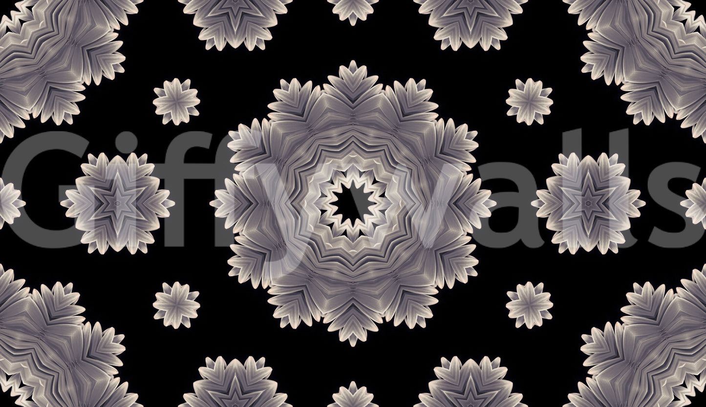 Ethereal Petal Bloom Pattern Wallpaper