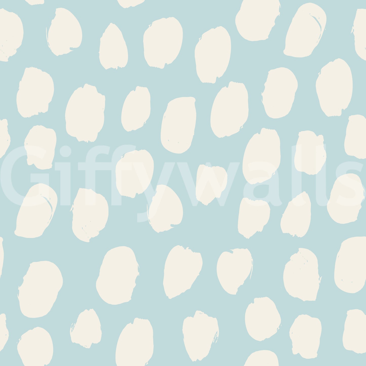 Soft Blue and Cream Dotted Texture Wallpaper