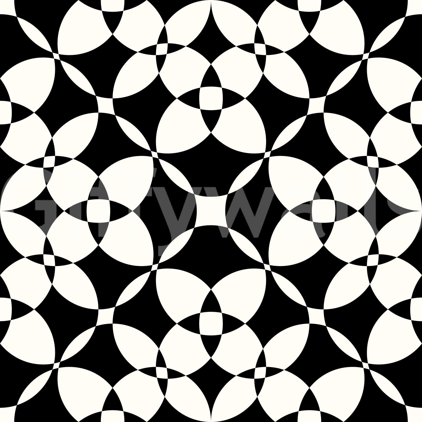 Abstract Geometric Monochrome Curves Wallpaper