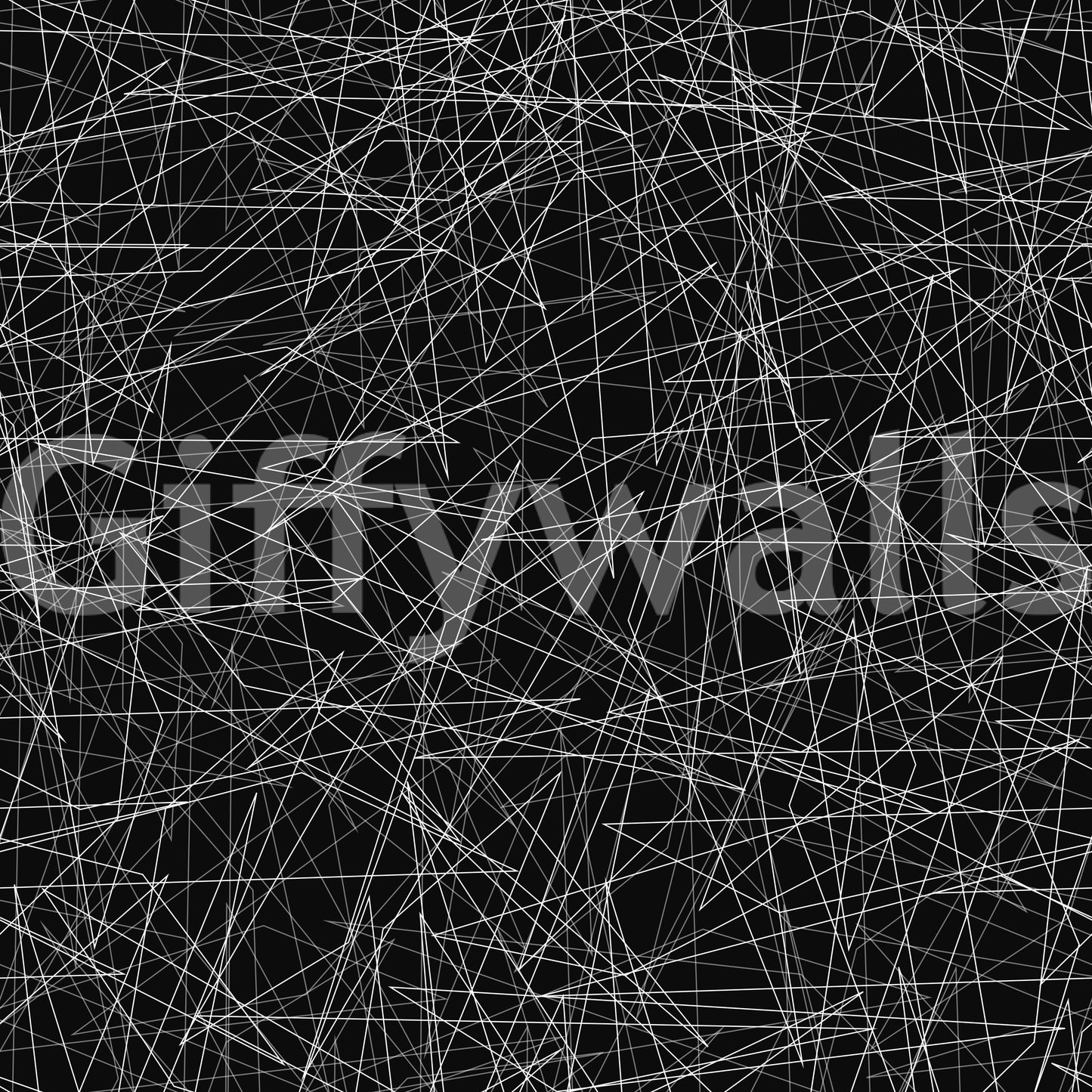 Monochromatic Tangled Web Abstract Wallpaper