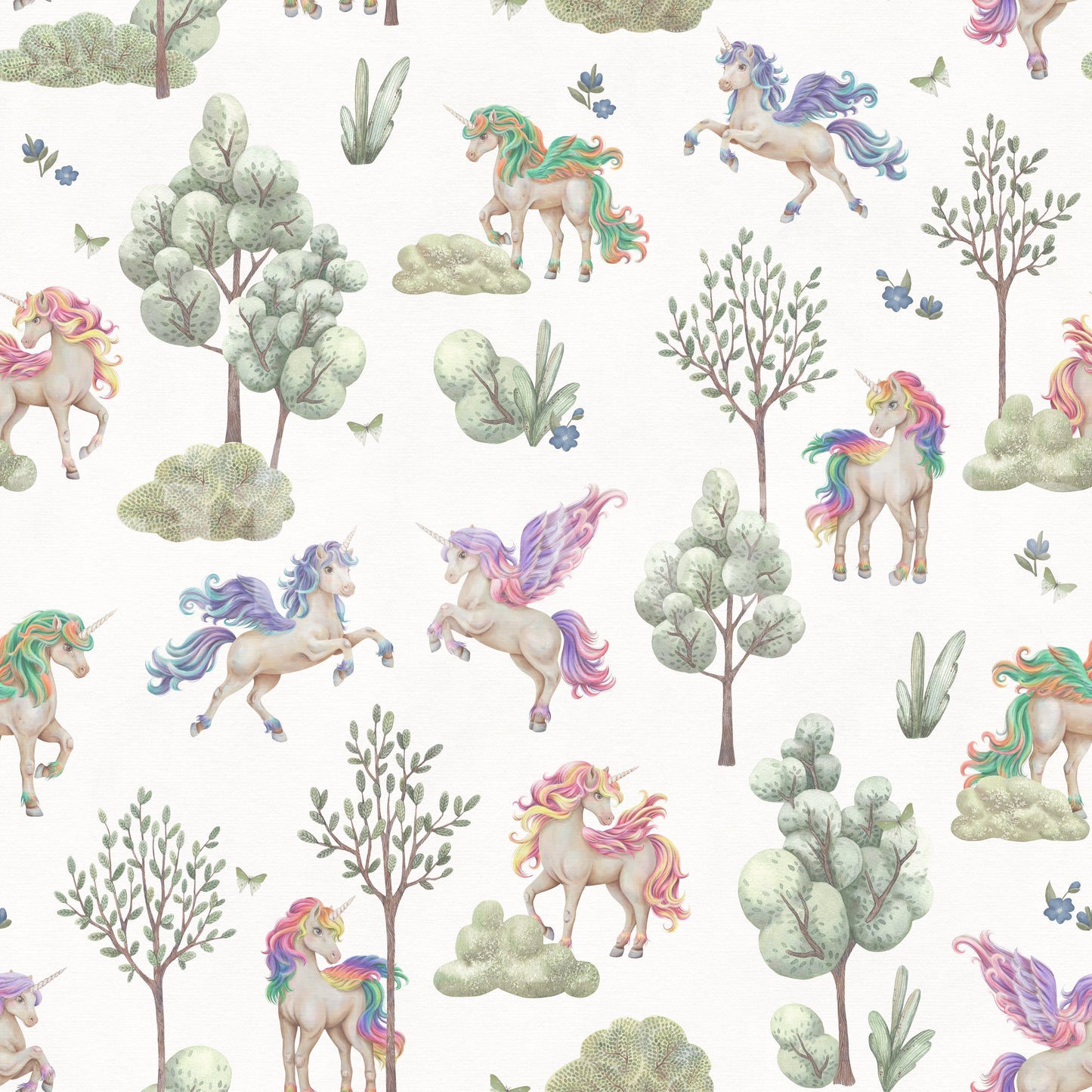 Magical Unicorn Forest Adventure Wallpaper