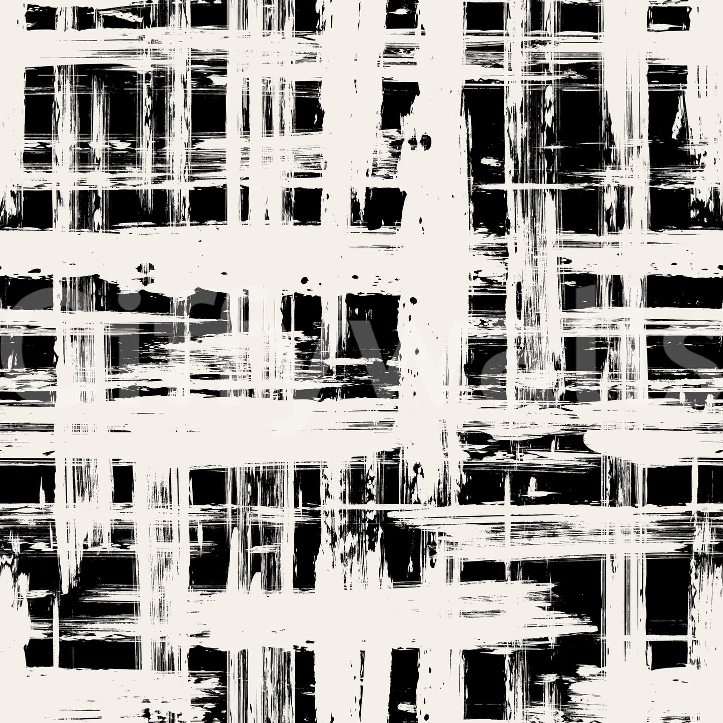 Monochrome Crosshatch Texture Wallpaper