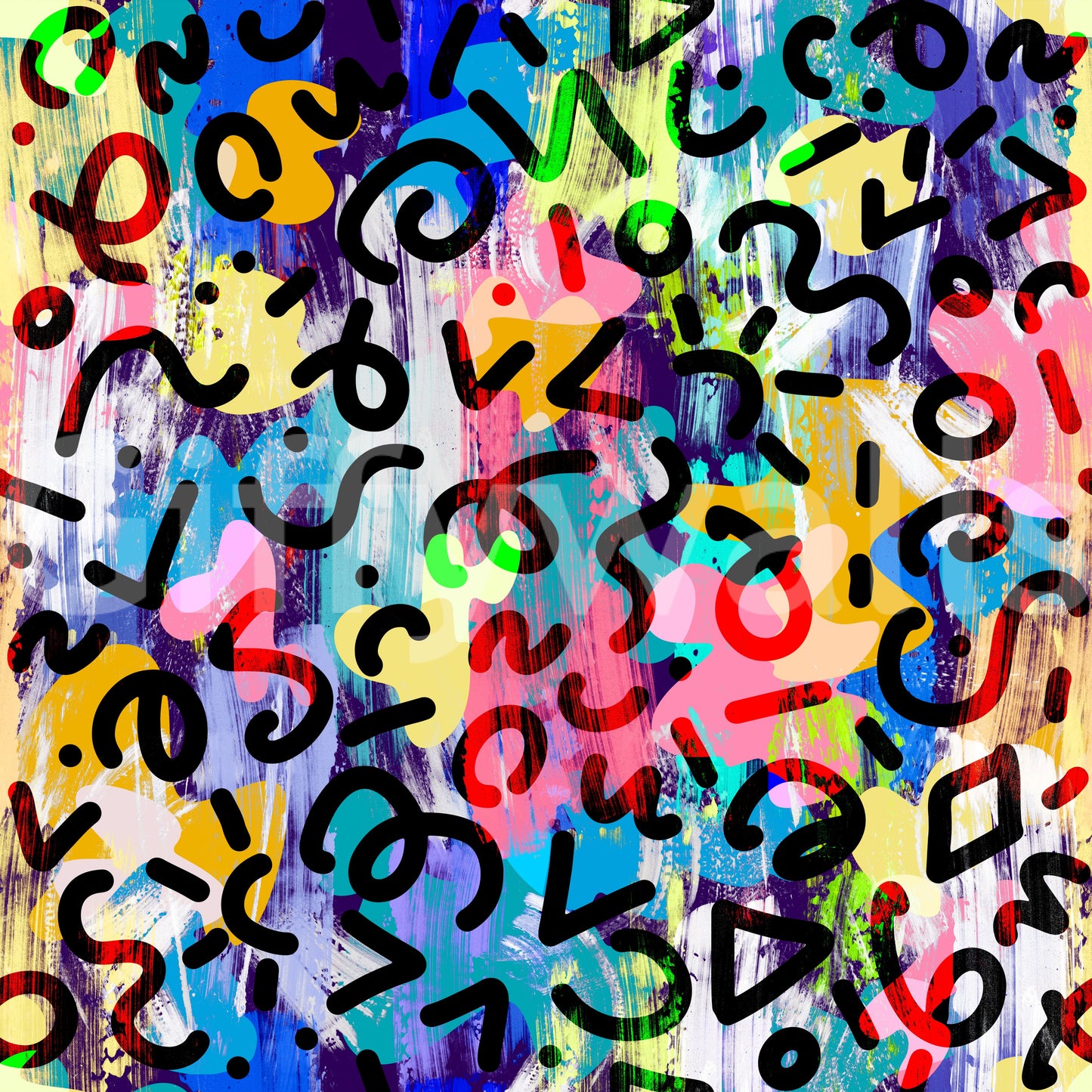 Vibrant Abstract Brushstroke Motion Wallpaper