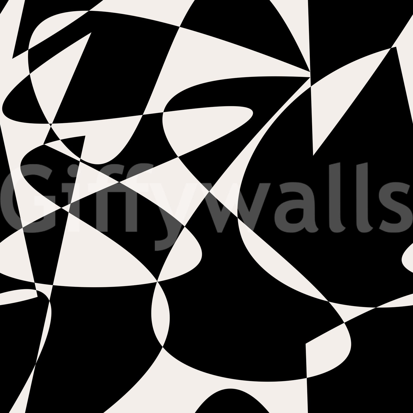 Modern Minimalist Flow Art Wallpaper