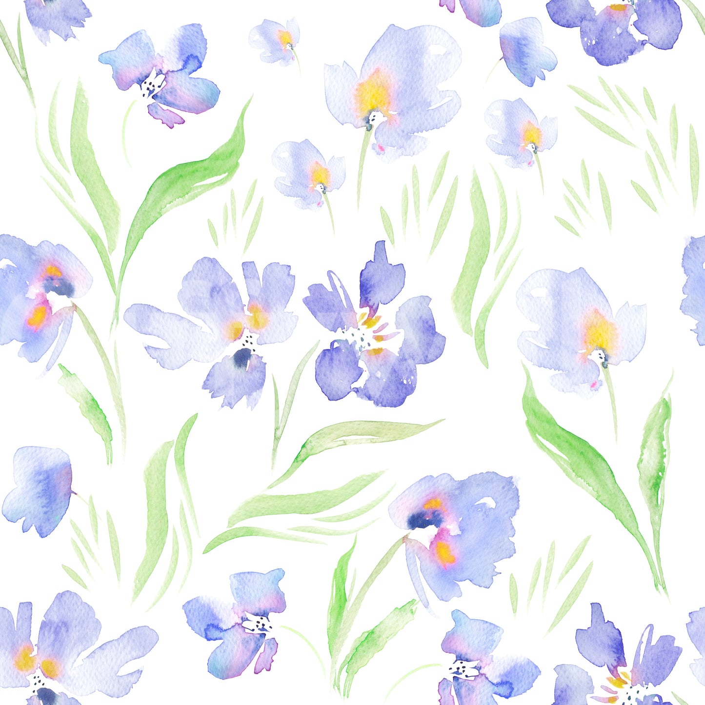 Soft Lavender Botanical Garden Wallpaper