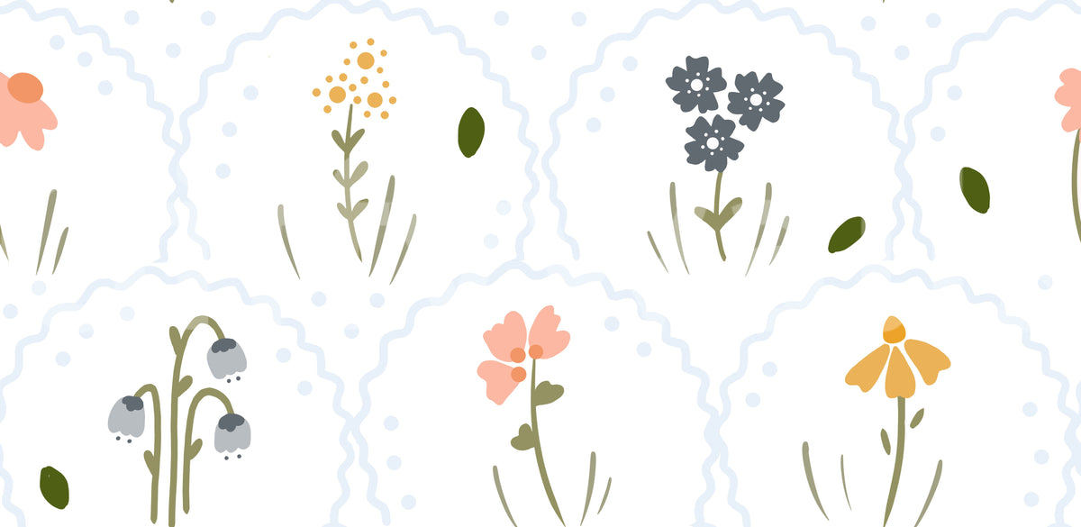 Meadow Wildflowers Wallpaper