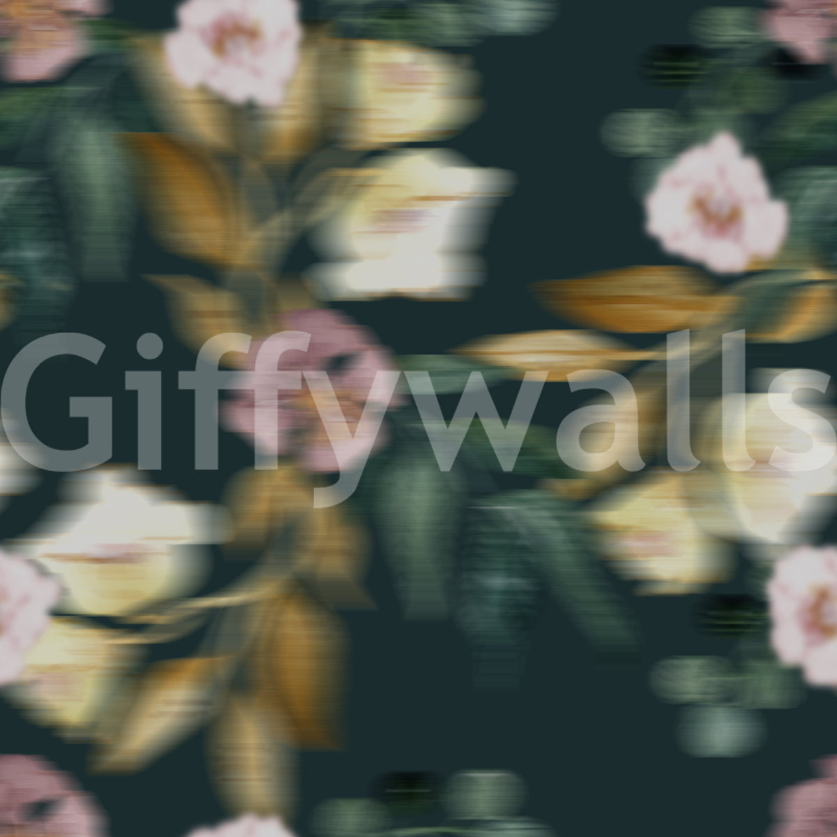 Blurred Botanical Garden Meadow Wallpaper