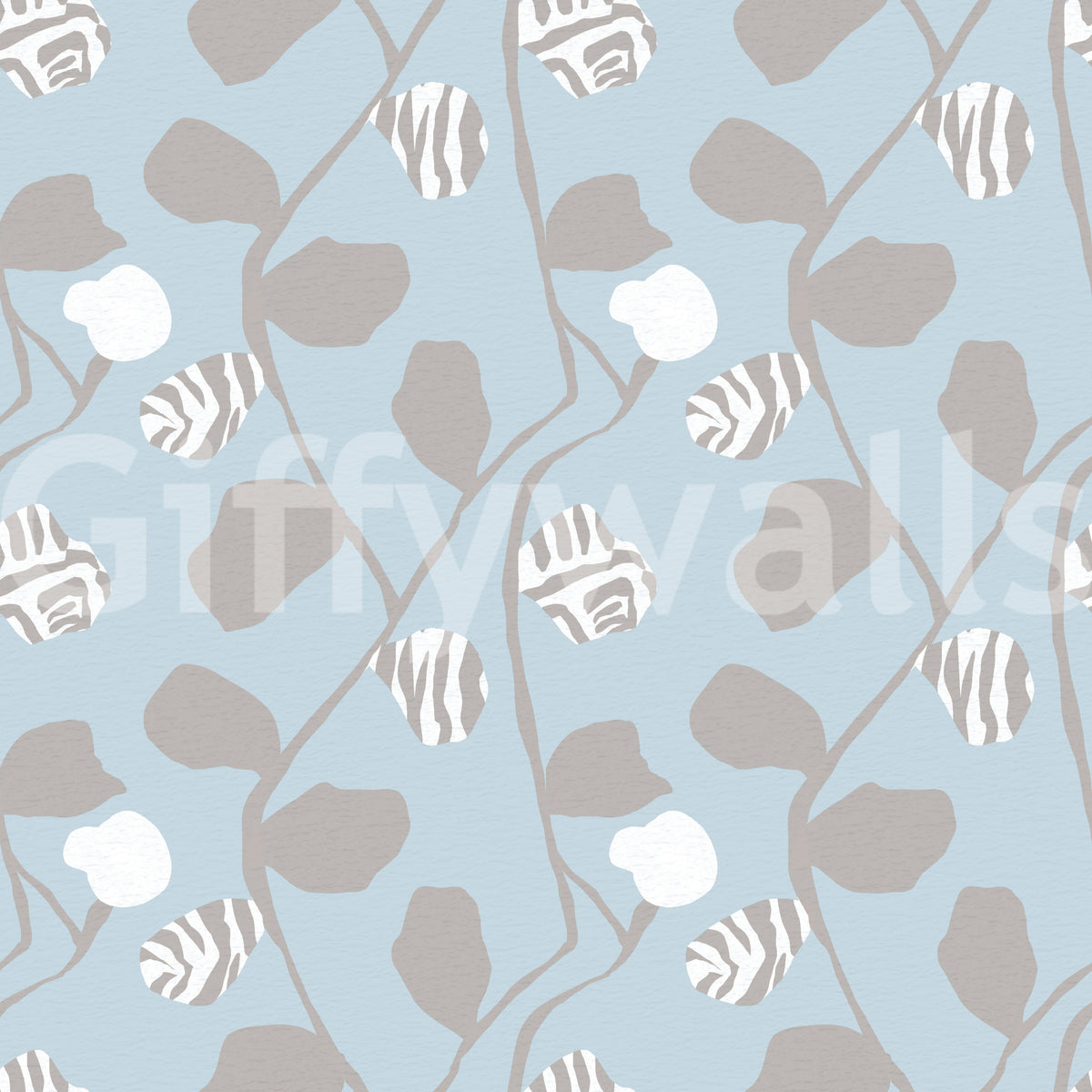 Soft Serenity Botanical Trail Wallpaper