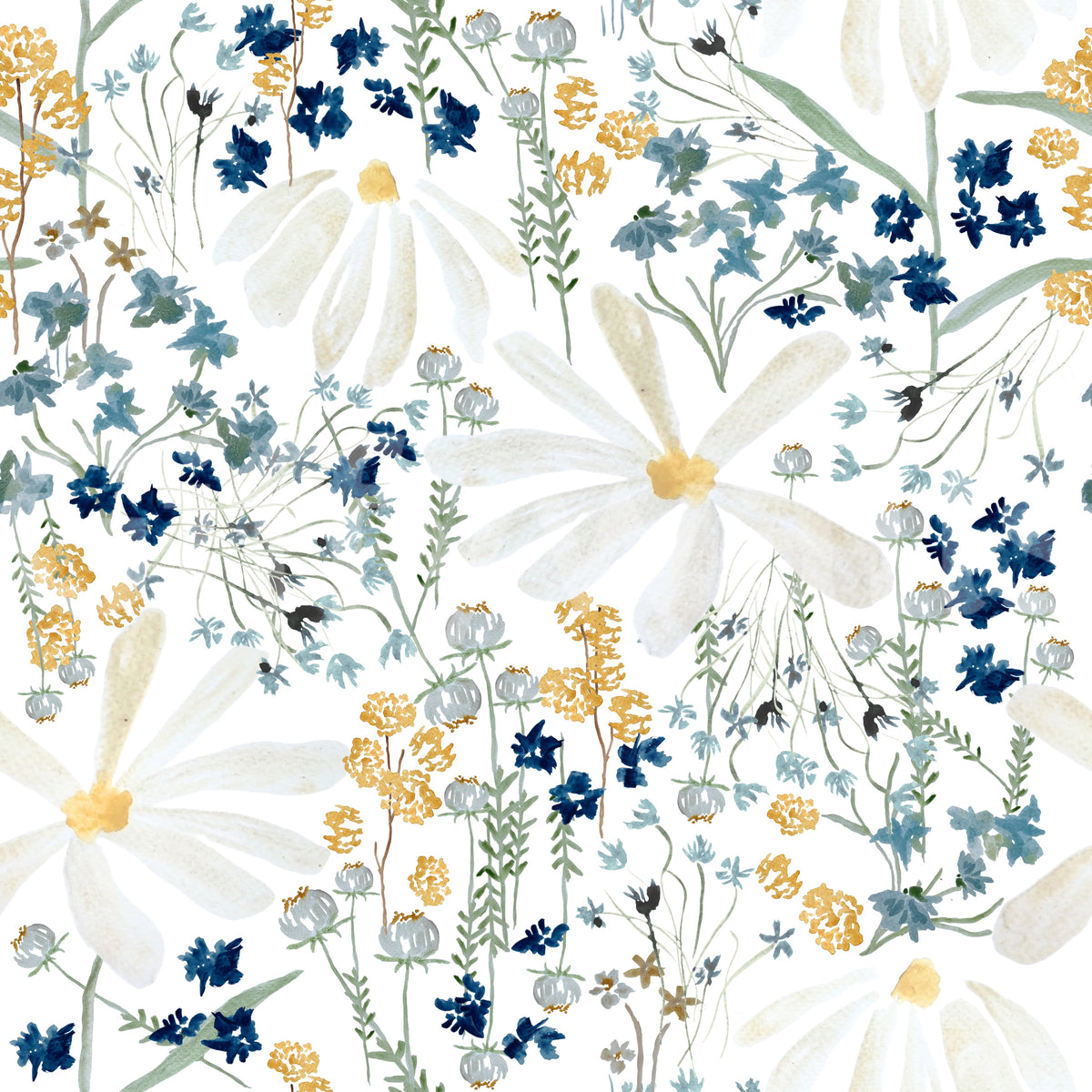 Nottingham Daisies Wallpaper