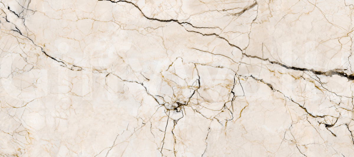 Classic Cream Marble Veins Wall Mural