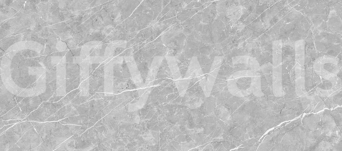 Classic Grey Veined Marble Wall Mural