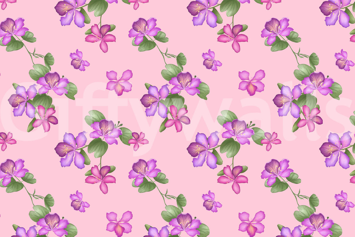 Blossom Bloom Soft Floral Pattern Wallpaper
