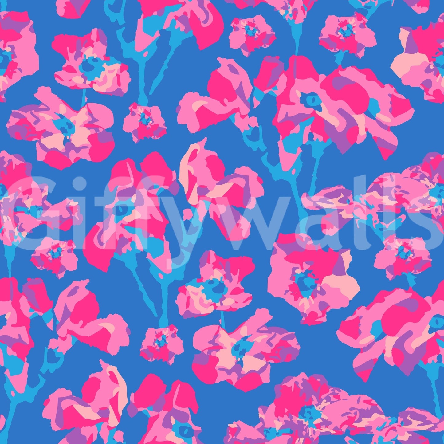 The design is non-realistic and interpretive.