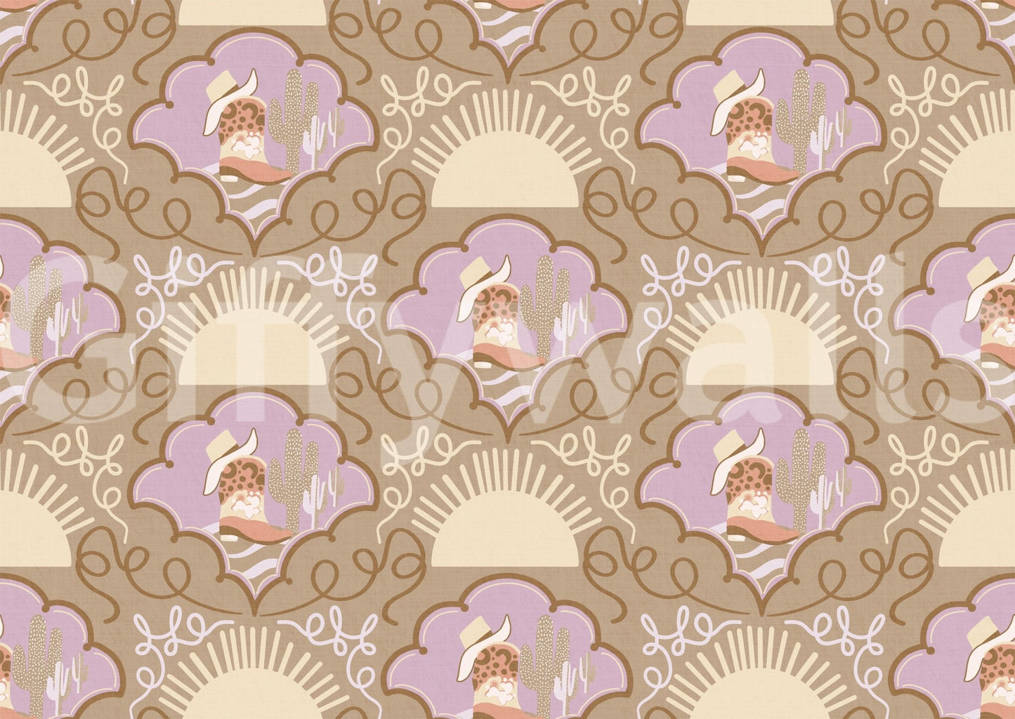 The image captures the spirit of the Wild West.