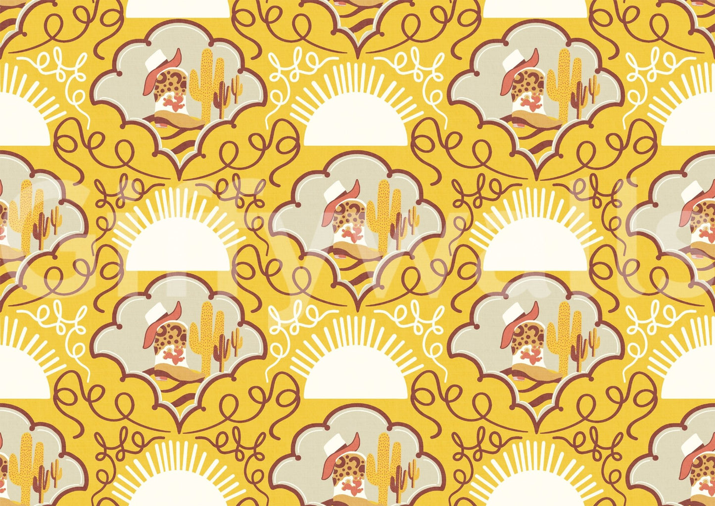 The image captures the spirit of the Wild West.