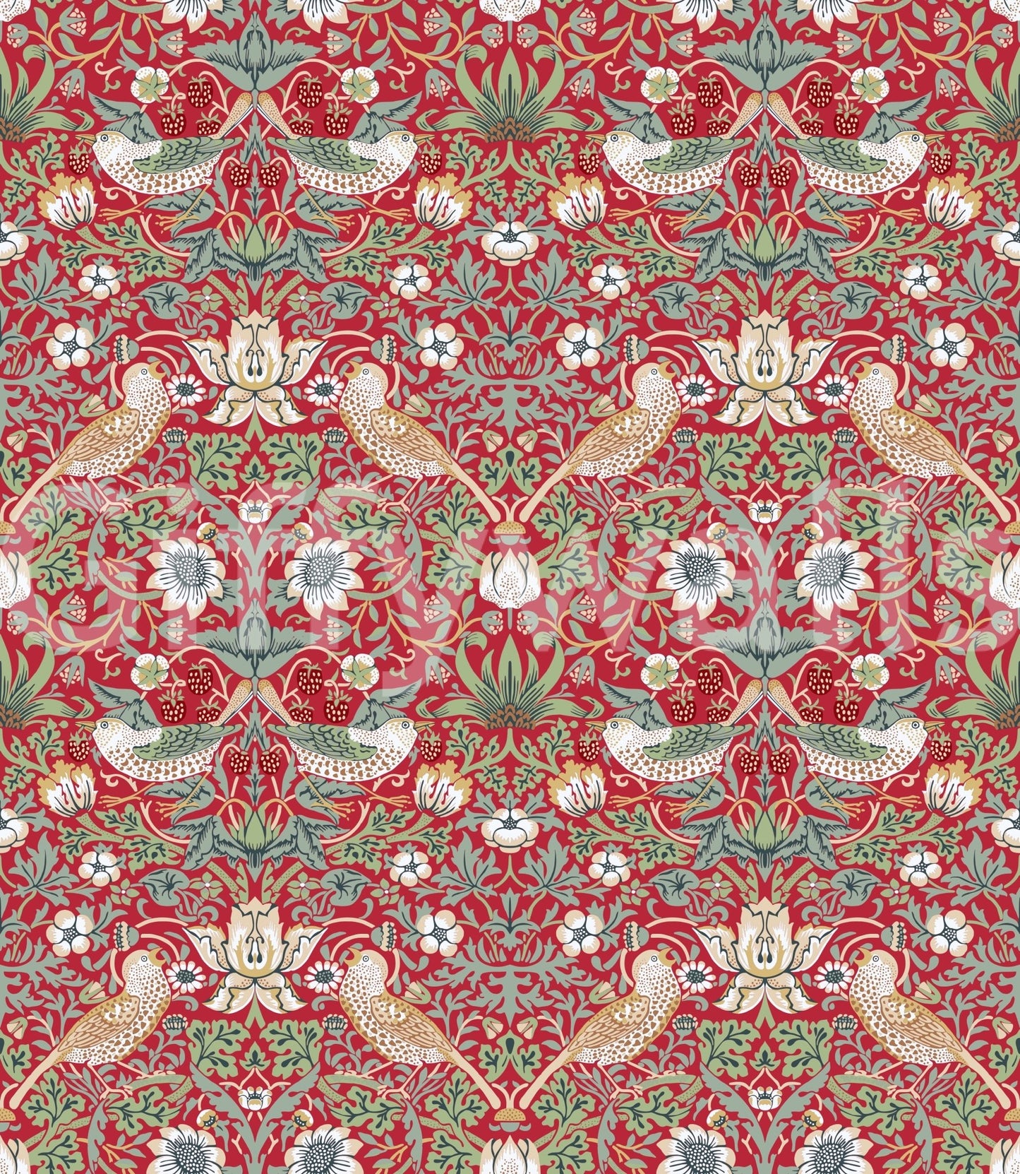 The wallpaper has a smooth, non-reflective matte finish.