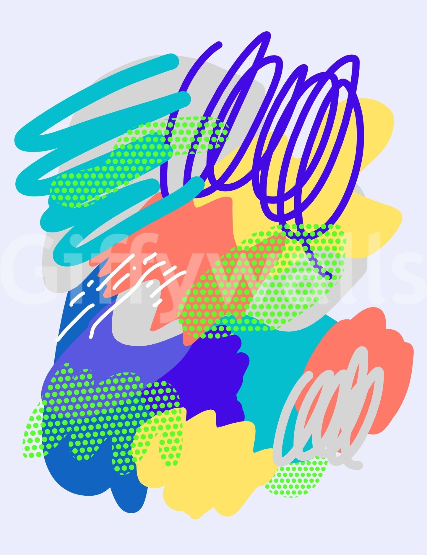 Colorful abstract wallpaper, dazzling purple scribble, great Wonders2.