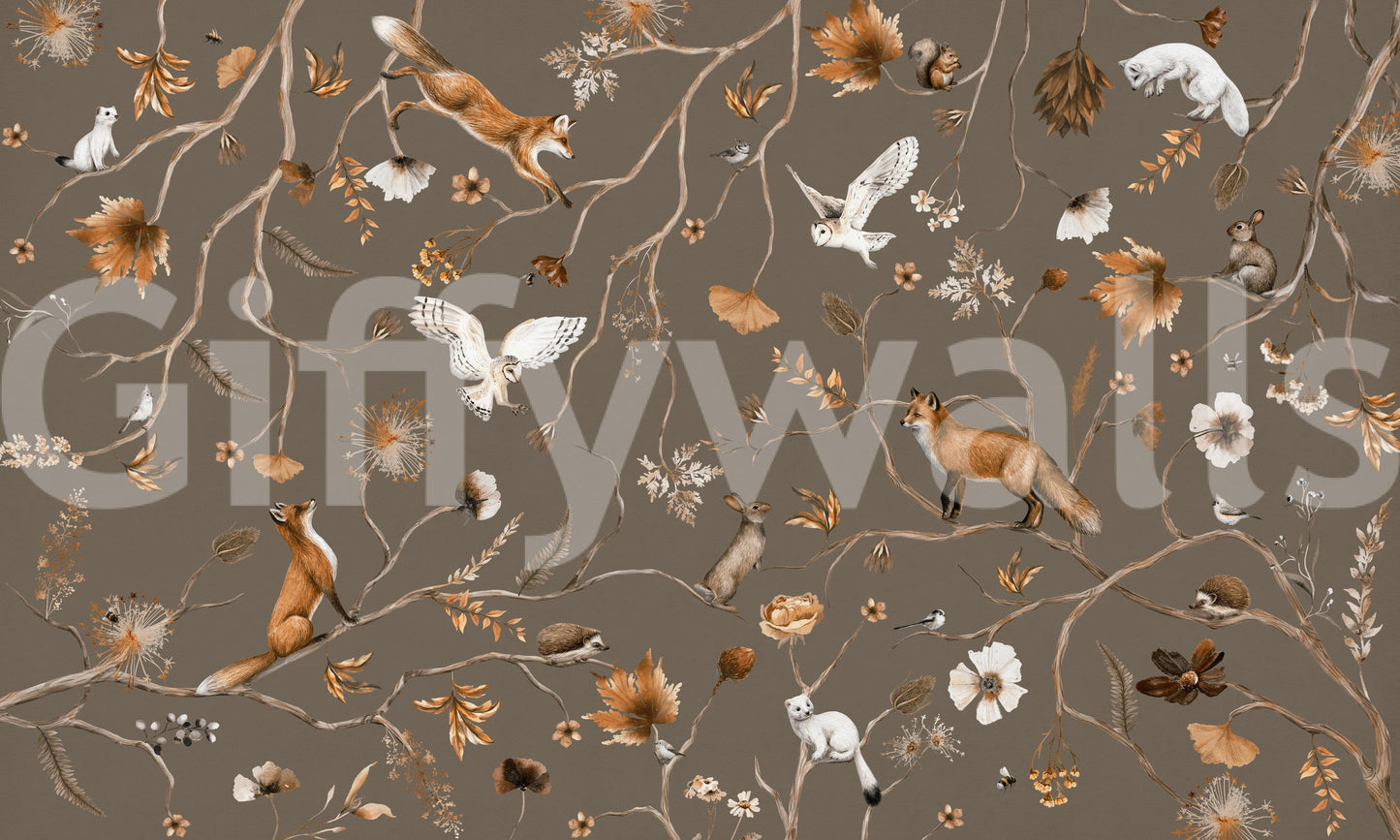 Forest Friends Wall Mural