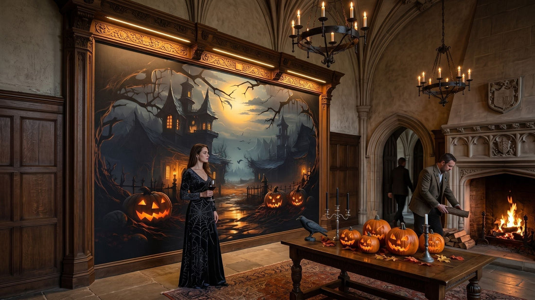 5 Stylish Halloween Wallpaper Designs for a Design-Forward Home