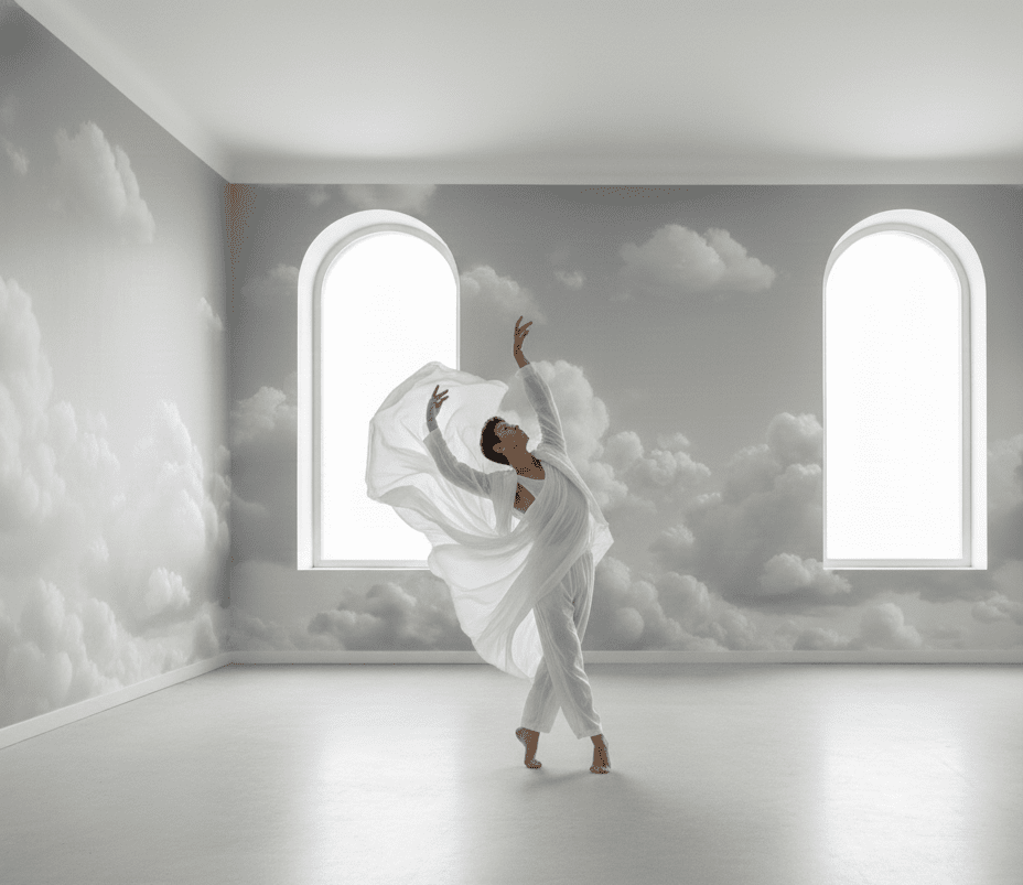 Calm Cloud Dancer Wallpaper - Pantone Color of the Year 2026