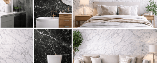 Marble Self-Adhesive Wallpaper Pros, Cons & Where to Use It