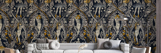 Create a Halloween-Themed Interior with Chilling Wallpaper