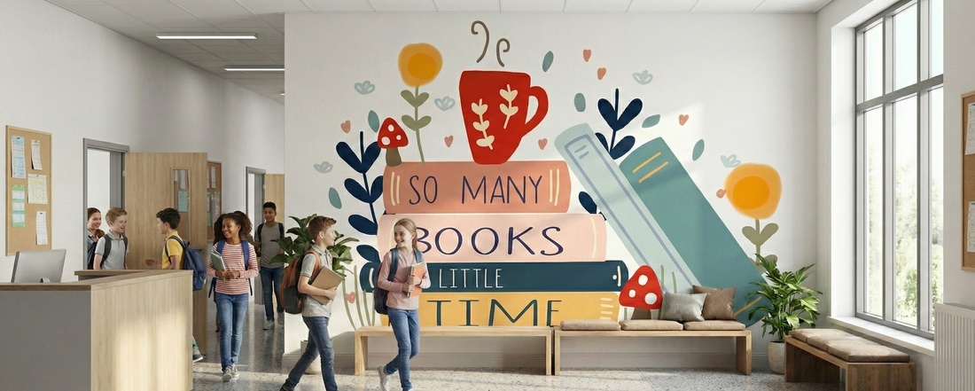 School Murals Transform Classrooms and Interactive Learning Spaces