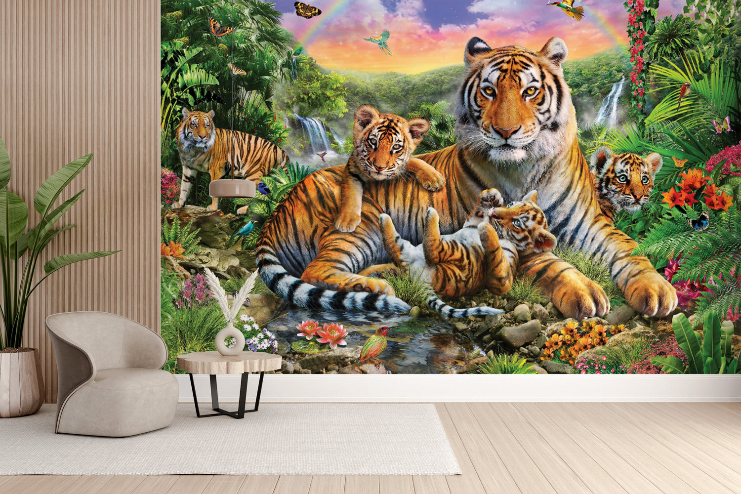 Tiger Wallpaper - Exotic and Bold Prints for Walls