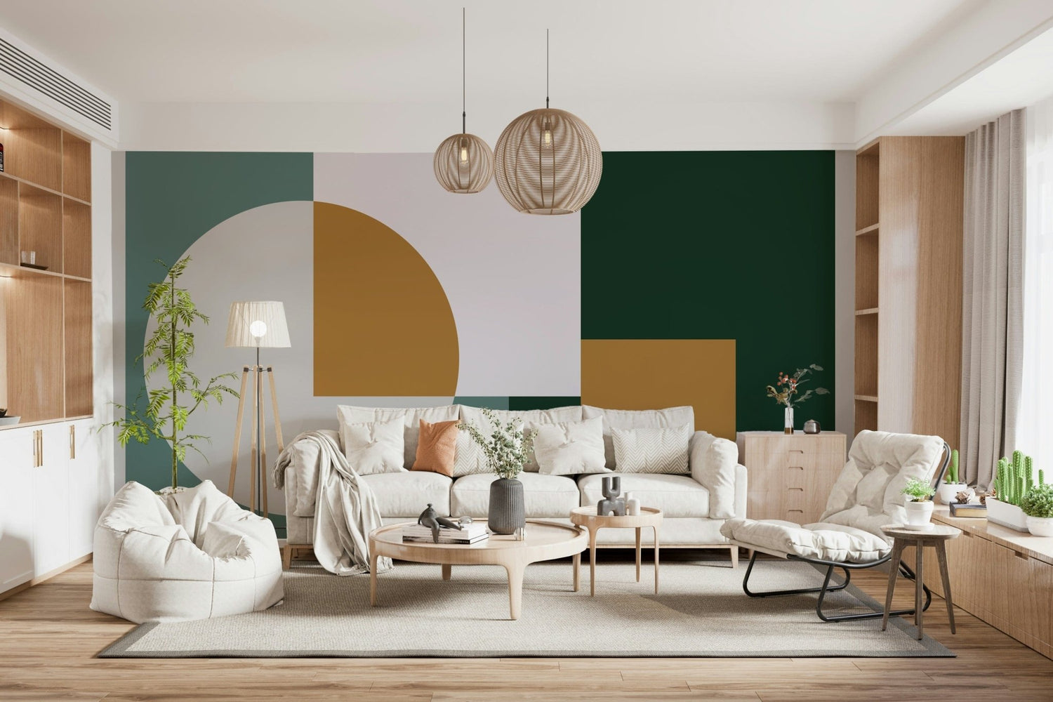 Abstract geometric wallpaper by Nilesh Kulkarni collection