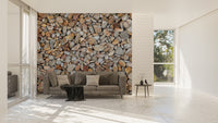 Decorative Pebble Stone Wallpaper Mural - Giffywalls