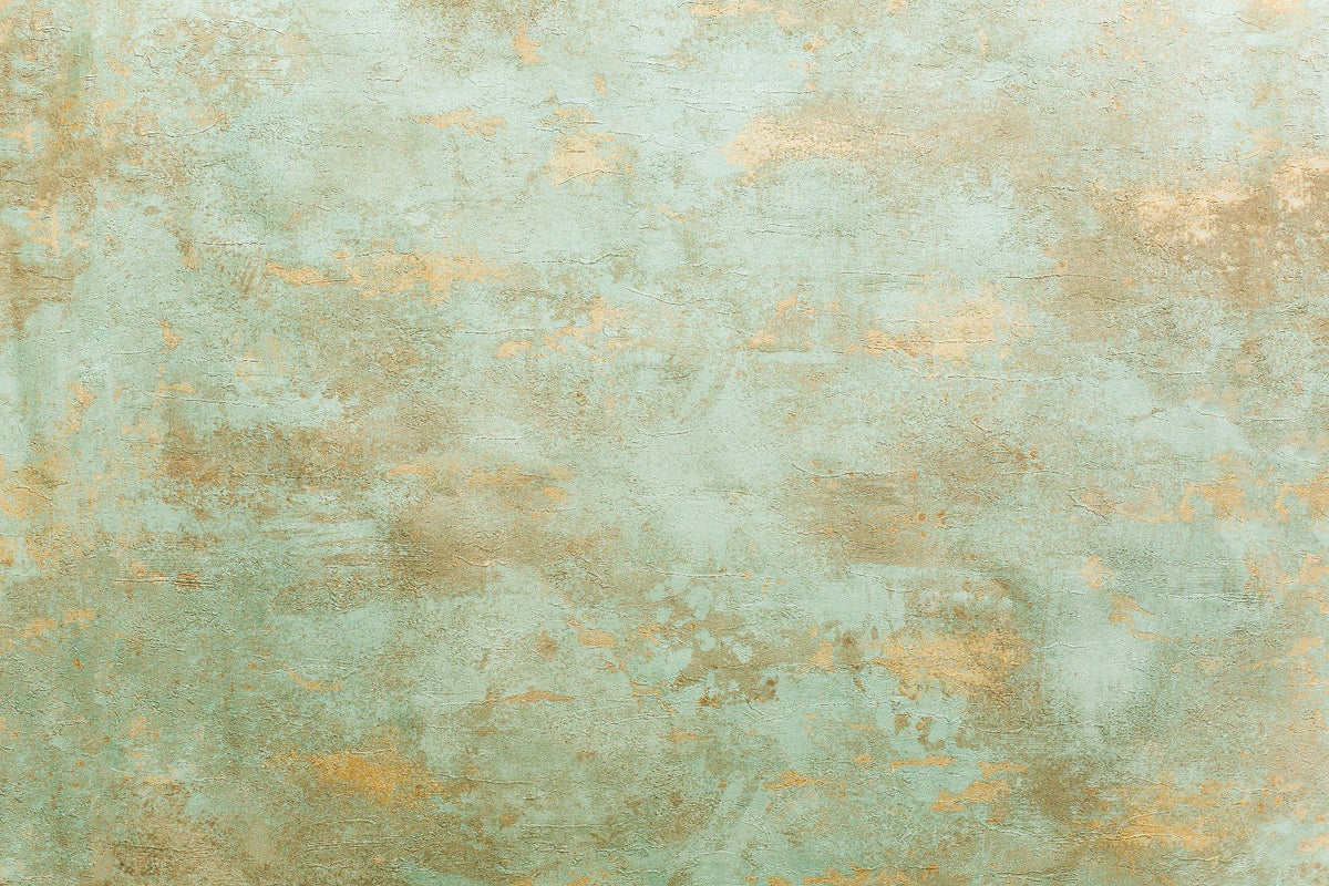 Copper Patina Accent Wallpaper Mural in your room