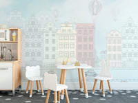 Vintage Boulevard Wallpaper Mural - Giffywalls