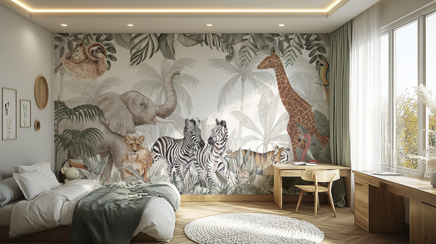 Animal Forest Wall Mural