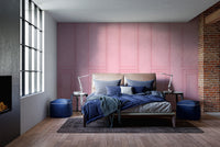 Soft Pink Wood Panel Wallpaper Mural - Giffywalls