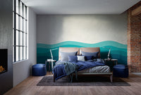 Dynamic ocean wave pattern
