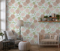 Dreamy Watercolor Petal Clusters Wallpaper⁠