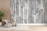 Vintage Wood Panel Wallpaper Mural