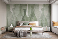 Watercolor bottle design with vibrant fresh tint accents
