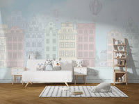 Vintage Boulevard Wallpaper Mural - Giffywalls