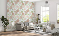 Dreamy Watercolor Petal Clusters Wallpaper⁠